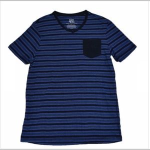 Rock & Republic | Blue striped shirt with pocket